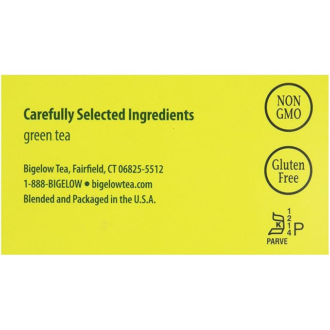 Bigelow Classic Green Tea 28-Count Box (Pack of 3) Premium Bagged Green Tea Bright Antioxidant-Rich All Natural Medium-Caffeine Tea in Individual Foil-Wrapped Bags