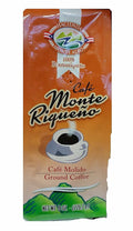 Cafe Monte Riqueño 8 Ounce Bag of Puerto Rican Ground Coffee (Includes 2 Envelopes of Sason Accent) by PRG