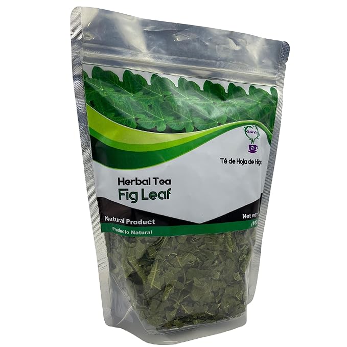 Fig Leaf Tea Hoja de Higo Quiere Te 3.5 oz (100 grams) 1 Pack Up to 66 Cups Crushed Fig Leaf Tea Loose Leaves 100% Natural Resealable Bag Product From Mexico Herbal Tea Fig Infusion