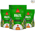 Delta Cafés Brazil Ground Coffee Smooth and Delicious Medium Roast Coffee Espresso Machine Compatible Universal Grinding 7.76 Ounces (Pack of 3)