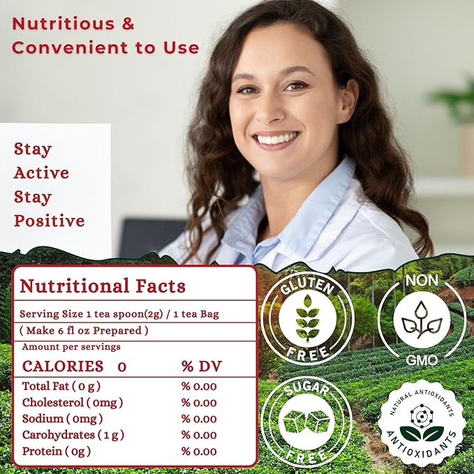 KRIHAN Organic Arjuna Herbal Tea – 40 Tea Bags (80g) | Terminalia Arjuna for Heart Health Blood Pressure &amp Cardiovascular Support | Caffeine-Free Non-GMO Plant-Based Arjun ki Chaal Tea