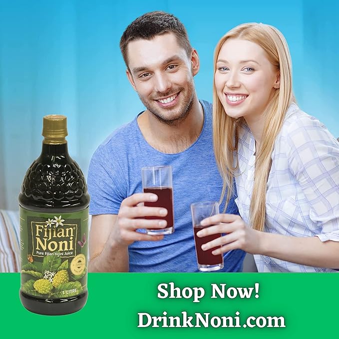 Fijian Noni Juice - Wellness Super Fruit Drink | Natural Juice Daily Nutrition Mix for Health Rejuvenation | Daily Wellness Drink (Case Pack of 12 x 33.8 Fl.Oz)