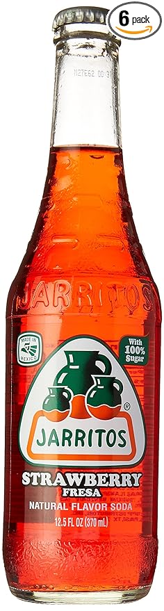 Jarritos Strawberry Soft Drink Pack of 6-12.5 oz
