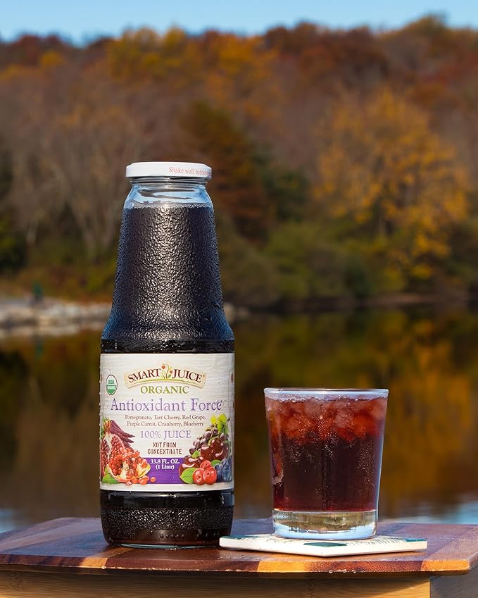 Smart Juice Antioxidant Force Organic Juice - 33.8 fl oz (1L) - (Pack of 6)