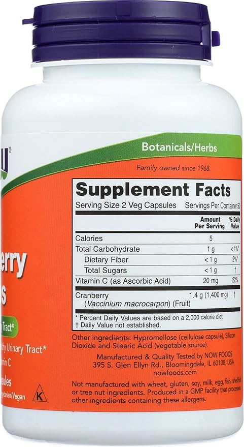 NOW Cranberry Concentrate 100 Count (Pack of 2)
