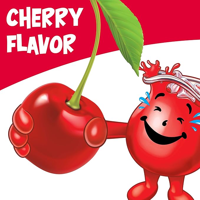 Kool-Aid Bursts Cherry Flavored Juice Drink (12 Bottles)6.76 Fl Oz (Pack of 12)