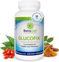 Glucofix - Berberine Supplement - Herbal Supplement with Cinnamon Gymnema Berberine Bitter Melon and Turmeric - 120 Capsules