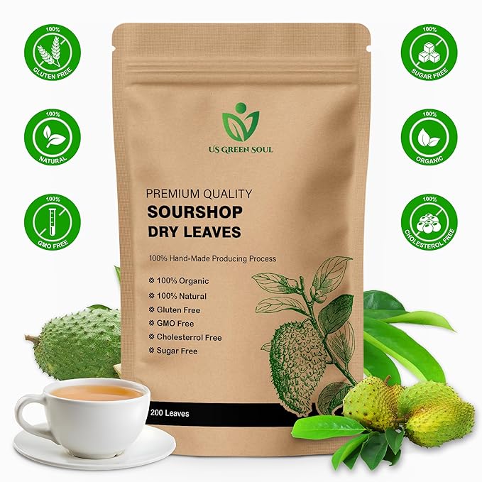 100 soursop Leaves Dried Well Cleaned Healthy Soursop Leaves Guanabana Graviola