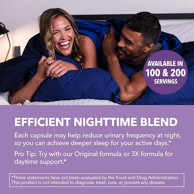 Saw Palmetto PM for Men with Melatonin 3mg - Night Time Prostate Health Supplement for Bladder and Sleep Support - Reduce Urinary Frequency - 200 Count - Vegan Non-GMO Capsules - Over 6 Month Supply