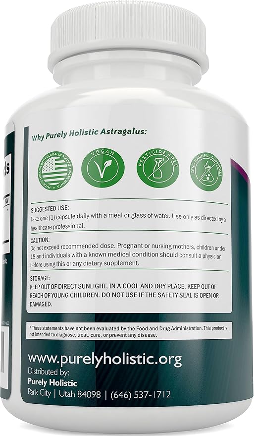 Astragalus Root 5000 MG | 8 Month Supply | Immune &amp Energy Support | 20:1 Astragalus Extract with 70% Polysaccharides | High-Strength Adaptogen Support for Vitality | Vegan &amp Non-GMO | 250 Cap
