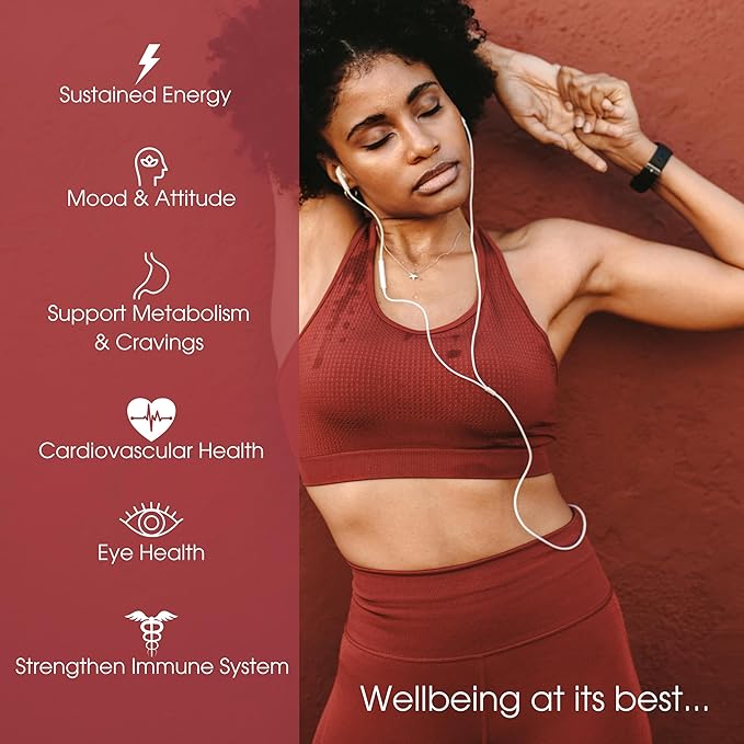 Saffron Supplements - 100% Pure Saffron Extract Capsules - Boost Energy &amp Mood Support Eye &amp Heart Health