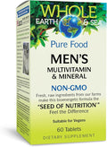 Natural Factors Men's Multivitamin &amp Mineral 1 Serving Contains Nutrition Equivalent to ½ lb of Veggies 60 Tablets