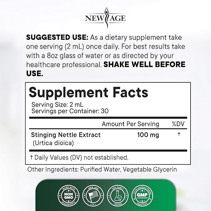 Stinging Nettle Root Drops - Stinging Nettle Extract Tincture for Men &amp Women - Liquid Urtica Dioica Supplement - 8 fl oz