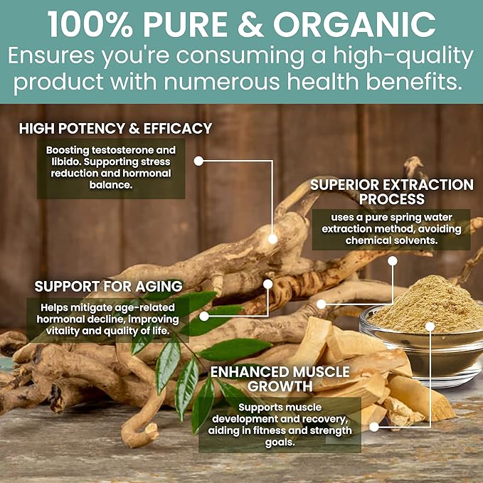 Holistic Bin Tongkat Ali Extract Powder – Premium Longjack Harvested from Sumatran Forests – Herbal – No Fillers or Preservatives – 50 Grams