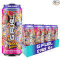G Fuel Energy Drink Berry Bomb Sugar Free Carbonated Beverage with 300mg Caffeine Daily Energy Boost with Focus Amino Vitamin + Antioxidants 16 oz Cans (Berry Bomb 12-Pack)