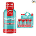 HIGH NOT Berry Flavored Recovery Shot – Rapid Relief for Intense THC̈̈ Effects – Fast-Acting Plant-Based Energy Shot – Vegan Brain Booster &amp Morning Recovery Drink