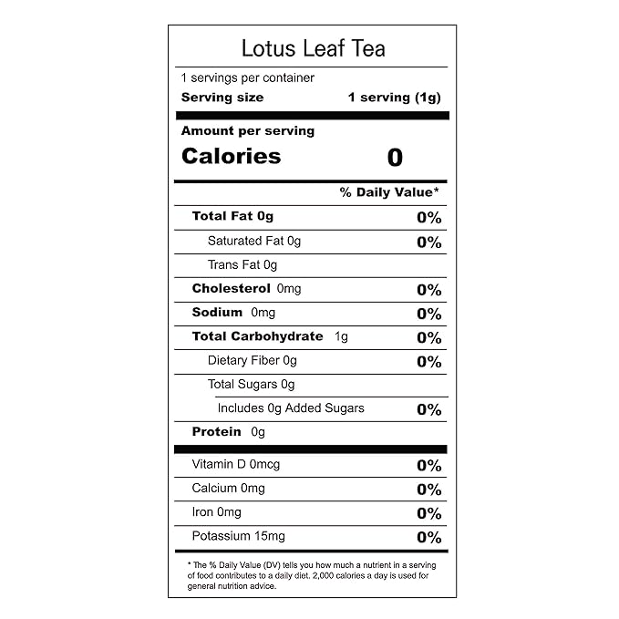 [GNTea] Vegan Lotus Leaf tea 30 teabags (pack of 1) 1.06oz Triangle teabag (PLA) Handmade Roasting Leached tea