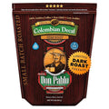 Don Pablo Colombian Decaf - Limited Edition Dark Roast Gourmet Coffee Swiss Water Process Decaf 100% Arabica Whole Bean Non-GMO Low Acidity 2 Pound (2 lb) Bag