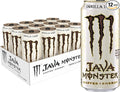 Monster Energy Java Monster Vanilla Light Coffee + Energy Drink15 Fl Oz | Pack of 12