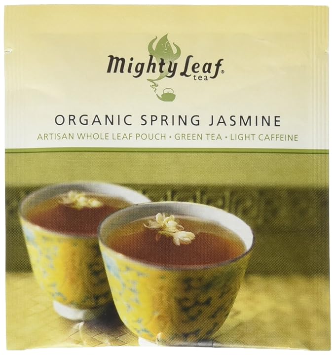 Mighty Leaf Organic Spring Jasmine - (100 Foil Wrapped Tea Pouches)