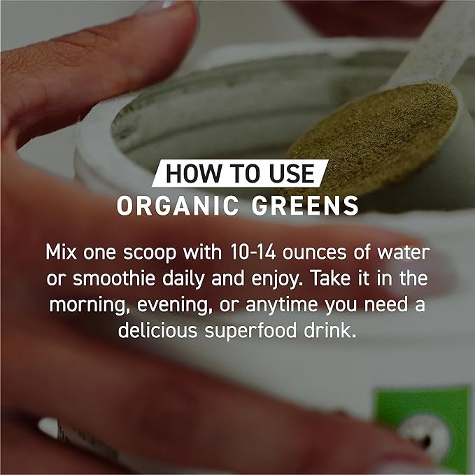 Kaged Organic Greens Powder | Apple Cinnamon | Outlive 100 Superfood &amp Greens Powder | Apple Cider Vinegar Supergreens Ashwagandha | Vitamins &amp Minerals | Supplements for Men &amp Women | 3