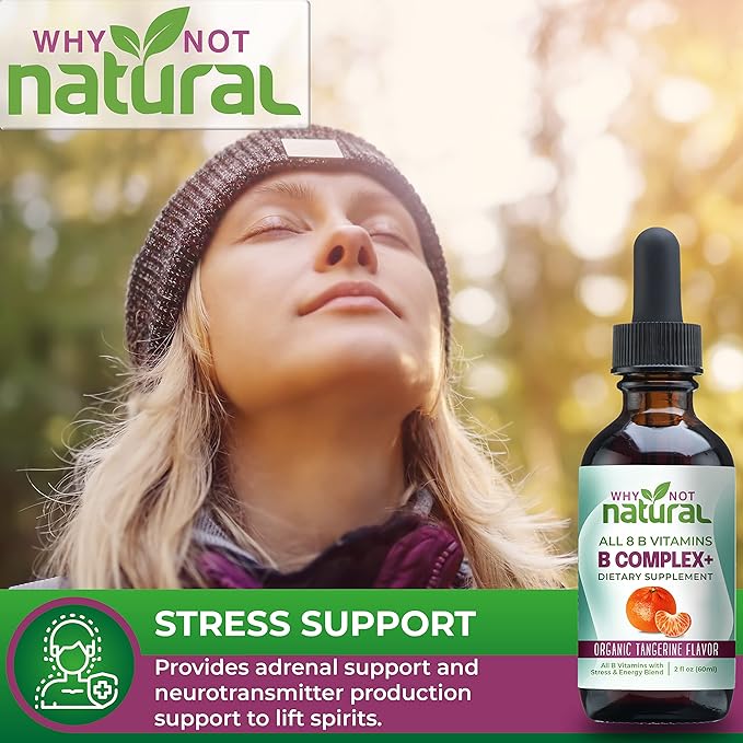 Why Not Natural Vitamin B Complex Liquid Drops and Marine Liquid Collagen for Hair Skin and Nails