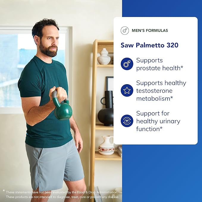 Pure Encapsulations Saw Palmetto 320 - Fatty Acids &amp Other Essential Nutrients to Support Metabolism &amp Urinary Function - with Saw Palmetto Extract - 240 Softgel Capsules