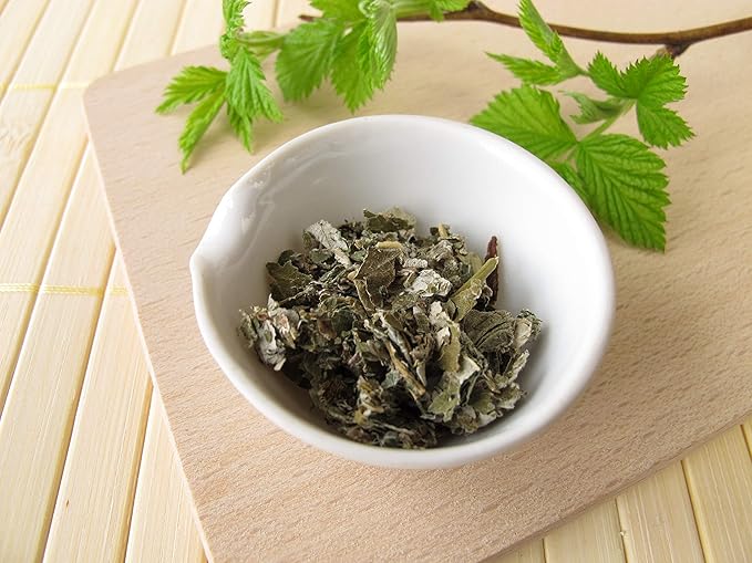 MagJo Naturals Red Raspberry Leaf (16 Oz) Dried leaves Wild-Harvest herbal tea Cut &amp Sifted Packaged in USA resealable bag (Pack of 2)