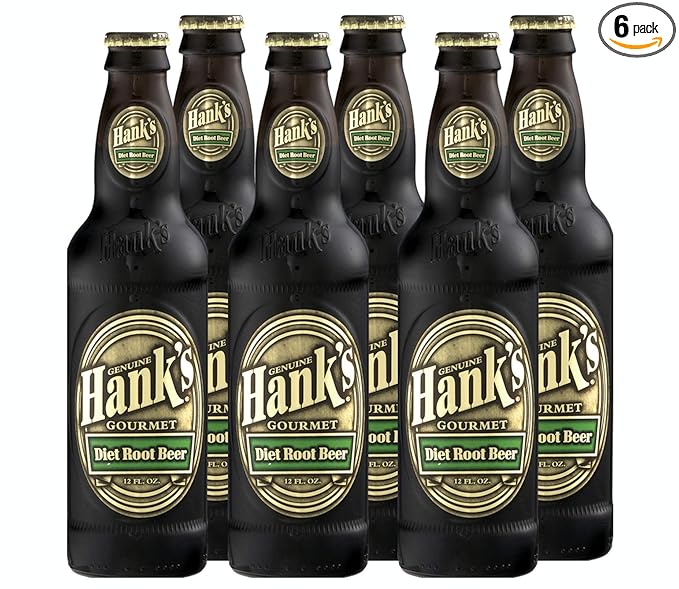 Pack of 6 - Hank's Gourmet Sodas (Diet Root Beer)