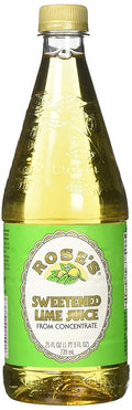 Rose's Sweetened Lime Juice 25 Fl Oz Bottle