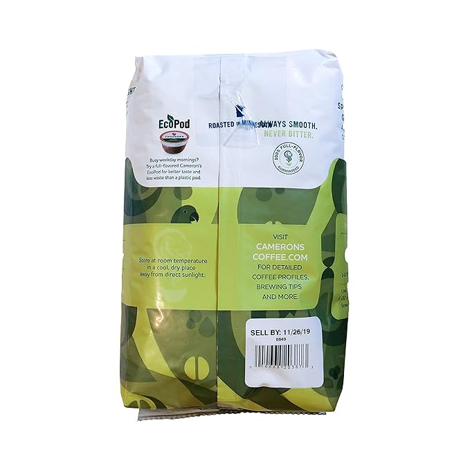 Camerons Organic Velvet Moon Whole Bean Coffee 32 Ounce Bag