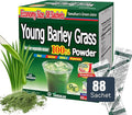 山本漢方製薬株式会社 YAMAKAN Young Barley Grass Powder Greens Superfood Powder Rich in Nutrients Minerals Vitamins &amp Plant-Based Protein for Women &amp Men Barley Grass from Japan Non GMO 88 Count