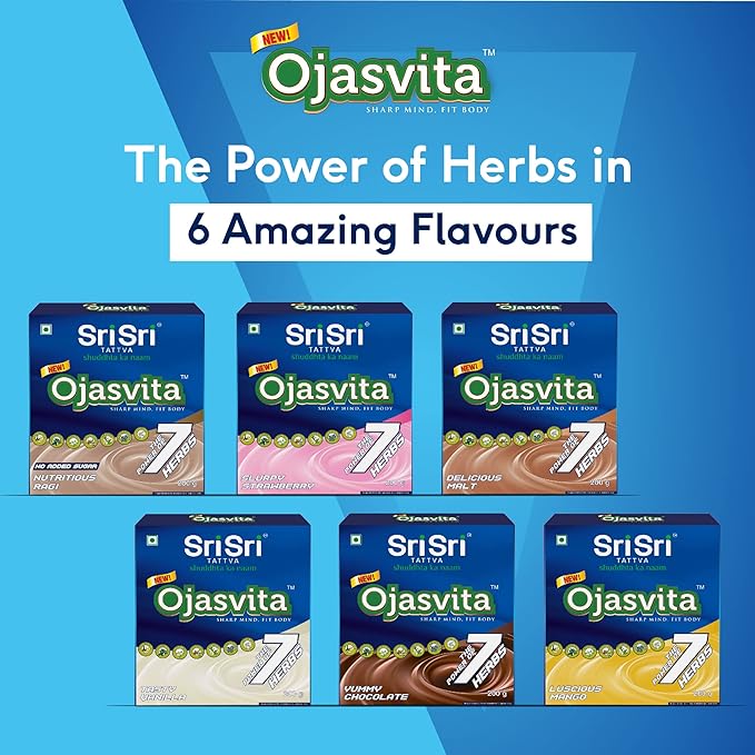 Sri Sri TATTVA shuddhta ka naam Ojasvita Malt Box Refill - Drink Mix For Sharp Mind &amp Healthy Body - 200Gm (Pack Of 3)