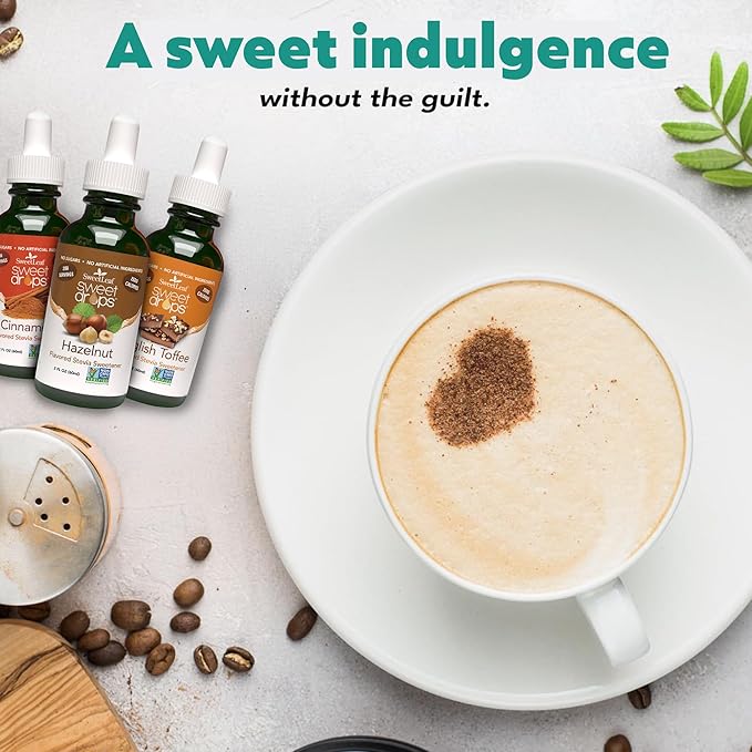 SweetLeaf SteviaClear Sweet Drops - Stevia Liquid Drops Sweetener Pure Stevia Drops with No Bitter AftertasteLiquid Sugar Alternative Zero Calorie Keto Food Non-GMO SweetLeaf Stevia4 Fl Oz (Pack