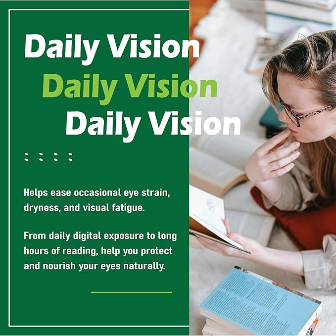 Evervision 14 in 1 Advanced Eye Formula Eye Vitamin and Mineral Supplement 60 Capsules (1PCS)