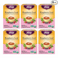 Yogi Tea Raspberry Leaf Tea - 16 Tea Bags per Pack (6 Packs) - Supports Women’s Health Healthy Pregnancy and Menstrual Cycles – Caffeine-Free Herbal Tea - Made from Organic Raspberry Leaves