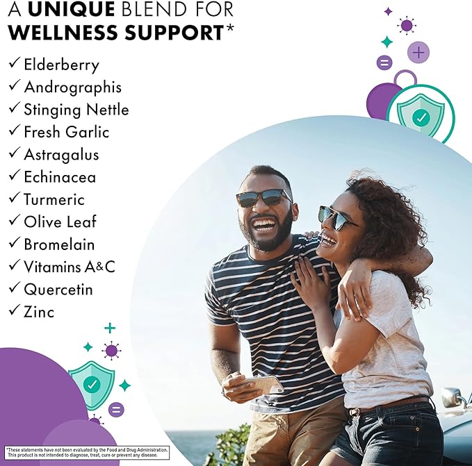 Bluebonnet Nutrition Targeted Choice Wellness Support Immune Defense Whole Food-Based Formula Seasonal Support Soy-Free Gluten-Free Kosher Non-GMO Dairy-Free Vegetarian 60 Caplets 30 Serving