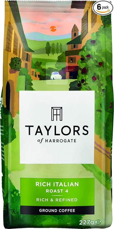 Taylors of Harrogate - Rich Italian Coffee - 227g (Case of 6)