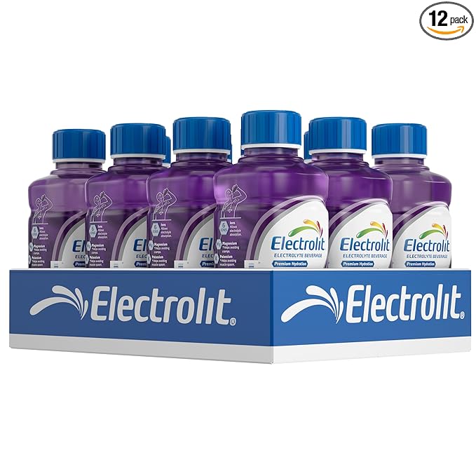 Electrolit Electrolyte Beverage Grape 21 Fl Oz bottle (Pack of 12)