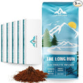 Long Run Coffee – Hydrating Coffee with Electrolytes – All Natural Energy + Hydration + Recovery for Athletes – Stomach Friendly Electrolyte Coffee for Runners (5 lb Dark Roast)