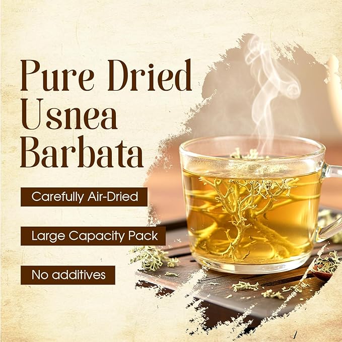 Usnea Lichen Herb Bulk OrganicUsnea Lichen Whole Dried HerbWild-Crafted Botanical Material for Homemade TeaCrafts Herbal Research (1)
