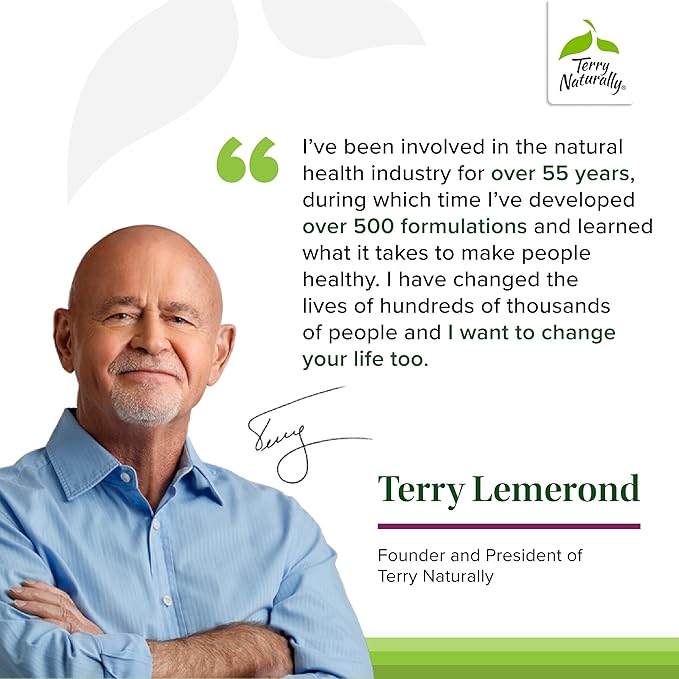 Terry Naturally Healthy Cholesterol with Amla - Antioxidant Supplement for Immune &amp Heart Support - Supplement to Aid Healthy Cholesterol &amp Triglyceride - 60 Capsules