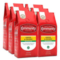 Community Coffee Coffee and Chicory Decaf Coffee Medium Dark Roast Ground Coffee 12 Ounce Bag (Pack of 6)