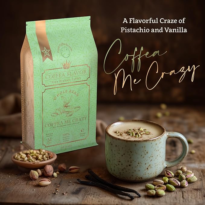 Flavored Ground Coffee – Organic 100% Arabica Single Origin 16oz Bags – by Coffea Flavor (standard Coffea Me Crazy)