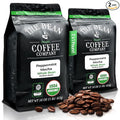 The Bean Organic Coffee Company Peppermint Mocha Medium Roast Whole Bean Coffee 16-Ounce Bags (Pack of 2)