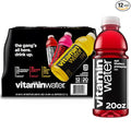 vitaminwater Variety Pack Nutrient Enhanced Flavored Water Beverage 20 fl oz Bottles 12 Pack