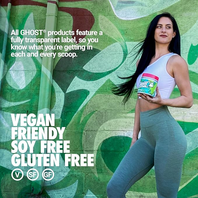 GHOST Greens Powder Original - 30 Servings - 19 Superfood Greens &amp Reds Powder Fruits Vegetables Spirulina &amp Chlorella Prebiotics 10 Billion CFU Probiotic &amp Digestive Enzymes - Glut