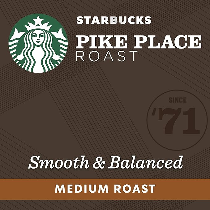 Starbucks by Nespresso Original Line Pike Place Medium Roast Coffee 50-count Espresso Pods