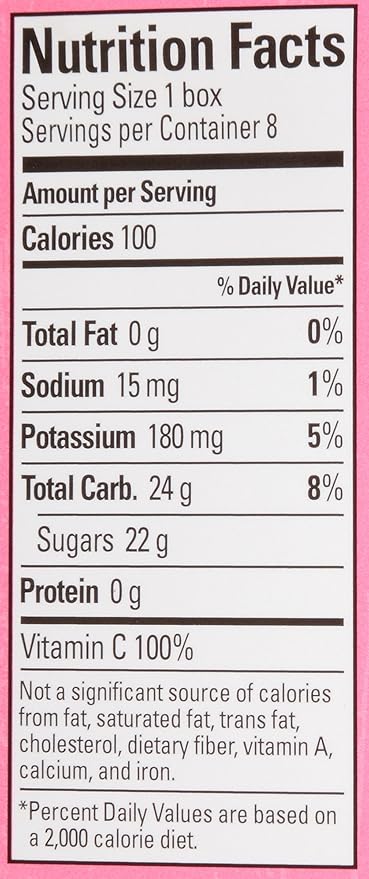 Juicy Juice Slim 8 Pack Kiwi Strawberry 6.75 Ounce Boxes (Pack of 4)