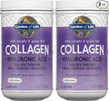 Garden of Life Marine&ampGrass-Fed Collagen Peptides Powder Supplement (Type IIII) with ProbioticsBCAAs&ampHyaluronic Acid for Radiant HairSkin-&ampNails – Unflavored20g per serving12 Servings